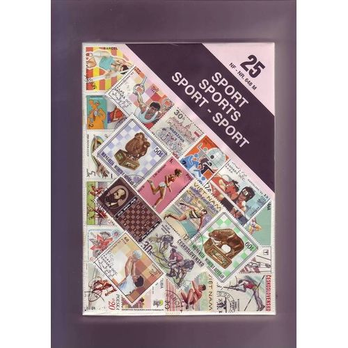 Sport - Lot De 25 Timbres Differents - Divers Pays Du Monde
