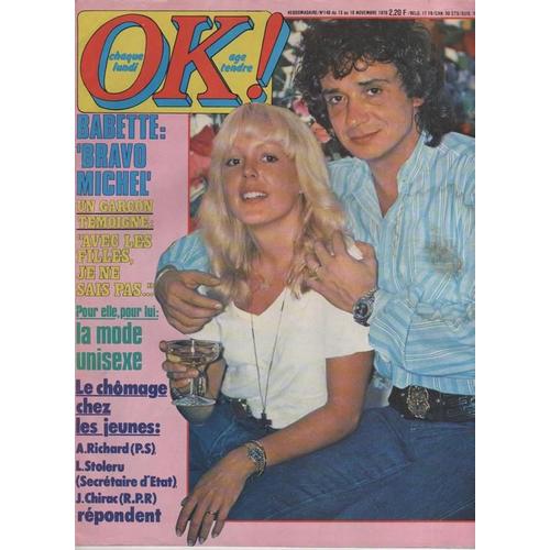 Ok Age Tendre  N° 148 : 1978 Michel Sardou/Alice Dona/Olivia Newton John/Belmondo/Stone Et Mario