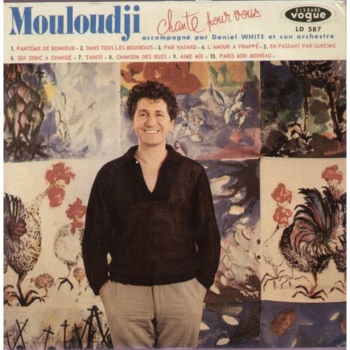 "Chante Pour Vous": Fantome De Bonheur, Dans Tous Les Bouibouis, Par Hasard, L'amour A Frappé, En Passant Par Suresne, Qui Donc A Changé, Tahiti, Chanson Des Rues, Aime Moi, Paris Mon Moineau (25cm)