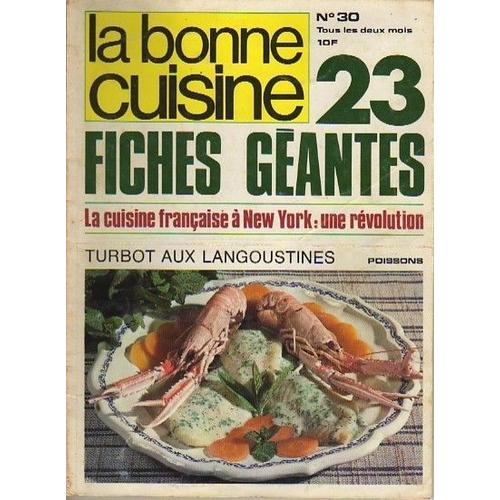 La Bonne Cuisine N°30, 23 Fiches Geantes, La Cuisine Francaise A