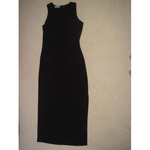 Elegante Robe Longue Noire Chattawak 16 Ans