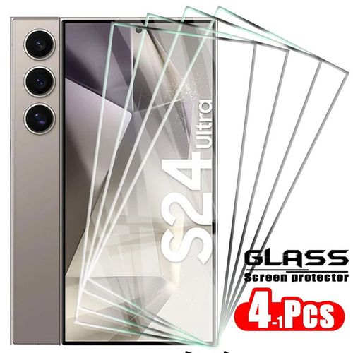 4 Ecran Protecteur Verre Pour Samsung Galaxy, Modele: Au Choix, Smartphone: Galaxy S24 Ultra