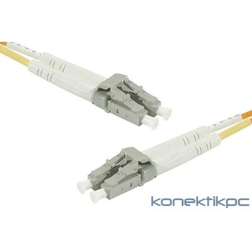 Tecline - Cordon de raccordement - LC multi-mode (M) pour LC multi-mode (M) - 2 m - fibre optique - duplex - 62,5 / 125 microns - OM1 - orange