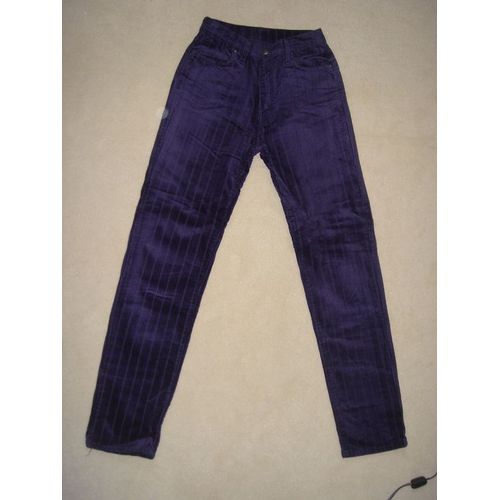 Pantalon Velours Violet Teddy Smith
