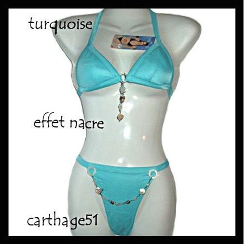 Maillot De Bain Femme Bikini Sexy  - Noir Marron Bleu Rose Blanc - Plusieurs Modèles Et Tailles
