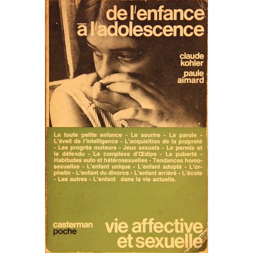 De L'enfance A L'adolescence