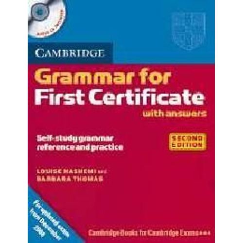 Cambridge Grammar For First Certificate 2d Edition With Answers And Audio Cd