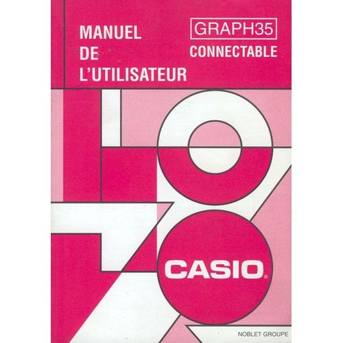 Manuel De L'utilisateur Hors-Série N° 0000 : Graph 35