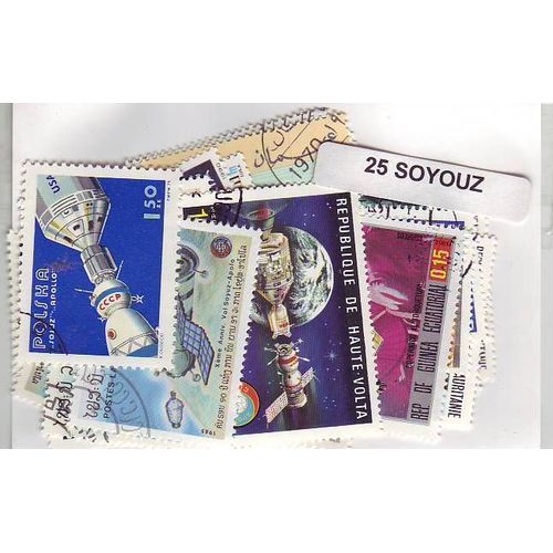 Soyouz - Lot De 25 Timbres Differents Du Monde Entier -