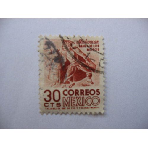 Mexique,1 Timbre Oblitéré De 1955