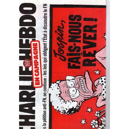 Charlie Hebdo  N° 254 : Jospin, Fais Nous Rever