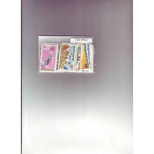 Mali - Lot De 100 Timbres Differents