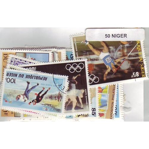 Niger - Lot De 50 Timbres Differents