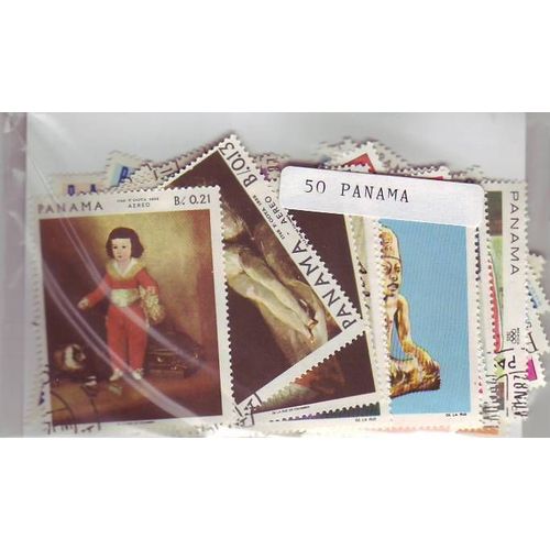 Panama - Lot De 50 Timbres Differents