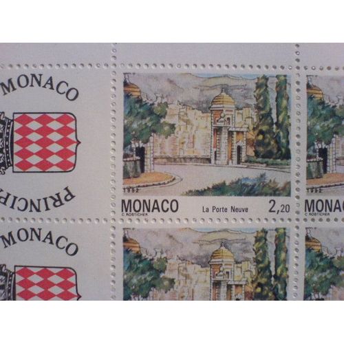 La Porte Neuve Monaco Carnet De 10 Timbres