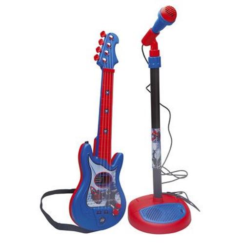 Guitare Et Micro Spiderman - musique-multimedia