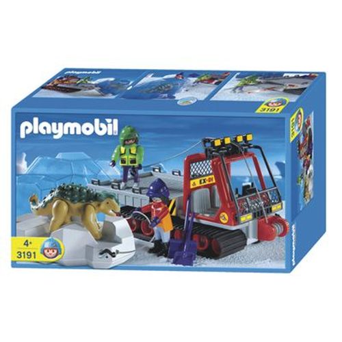 Playmobil 3191 Les Véhicules De Transport De Dinosaure