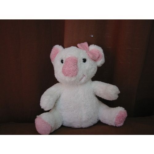 Bébisol - Doudou Koala Rose Et Blanc