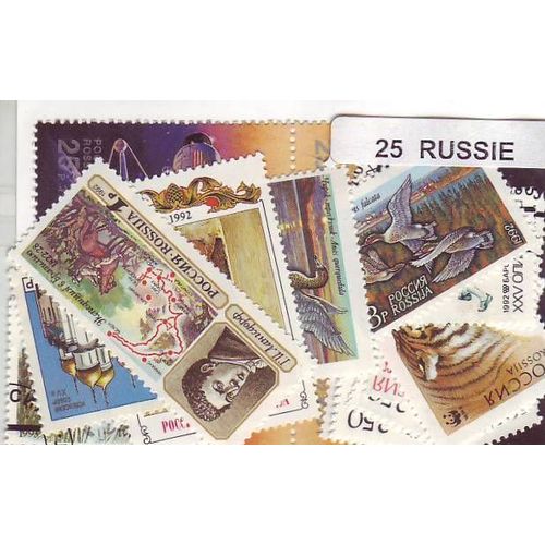 Russie - Lot De 25 Timbres Differents