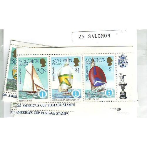 Salomon - Lot De 25 Timbres Differents