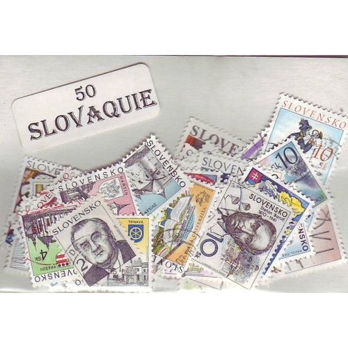 Slovaquie - Lot De 50 Timbres Differents
