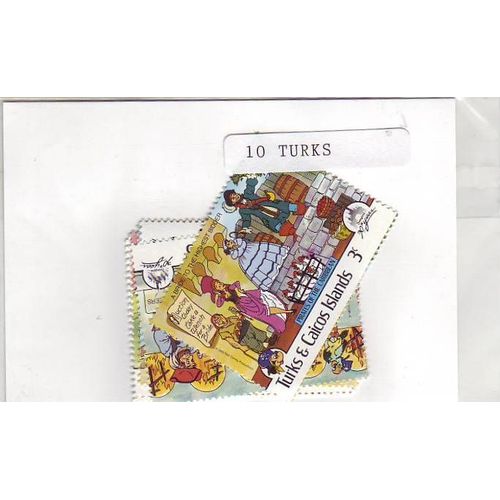 Turks Et Caiques - Lot De 10 Timbres Differents