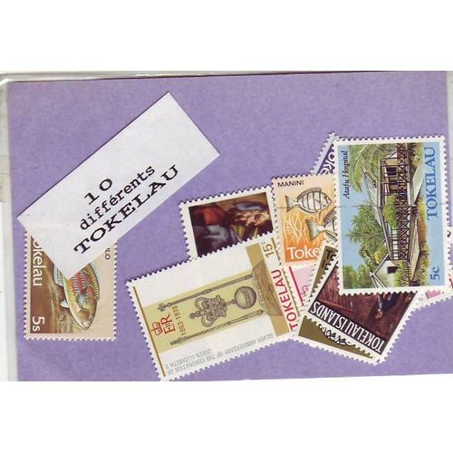 Tokelau - Lot De 10 Timbres Differents