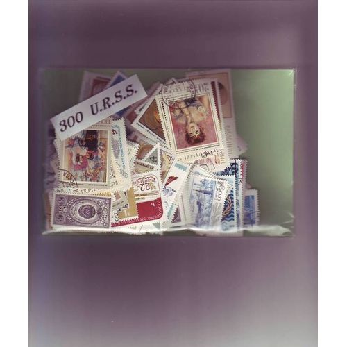 Urss - Lot De 300 Timbres Differents