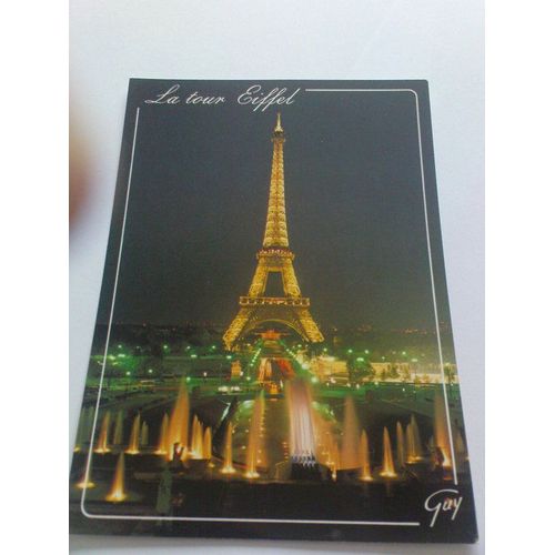 Carte Postale Paris -  La Tour Eiffel  - N°2286- Éditions Guy