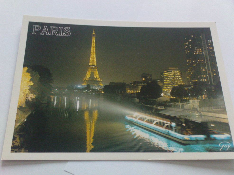 Carte Postale Paris -  La Tour Eiffel  -La Seine N°2339- Éditions Guy