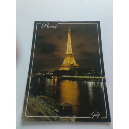 Carte Postale Paris -  La Tour Eiffel  -Les Bords De Seine N°2326- Éditions Guy