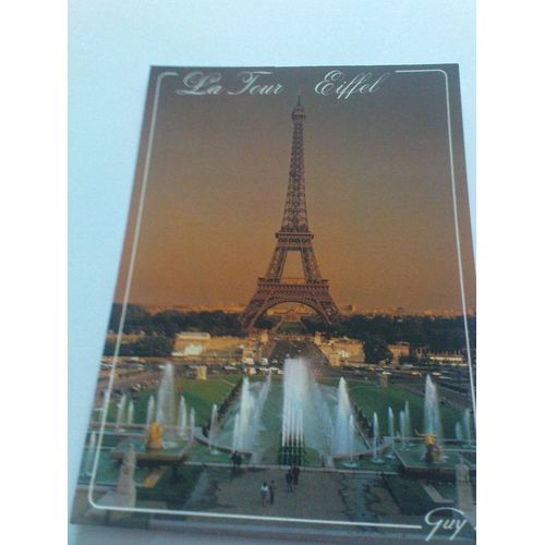Carte Postale Paris -La Tour Eiffel  N°2284- Éditions Guy