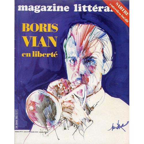Magazine Littéraire  N° 182 : Boris Vian En Liberté