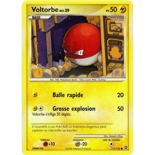 Carte Pokemon ( Voltorbe 117/132 )