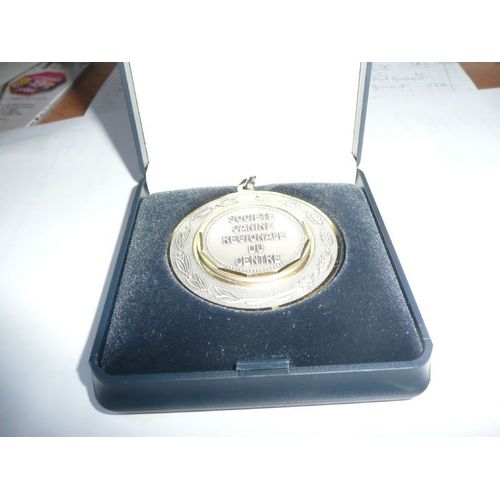 Médaille Société Canine Dans Son Écrin