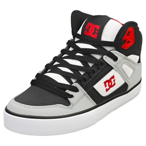 Dc Shoes Pure Highstop Wc Baskets Patin Gris Noir