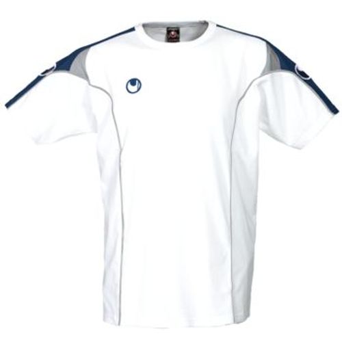T-Shirt Uhlsport Modele Mythos Blanc/Bleu Taille Xs New New
