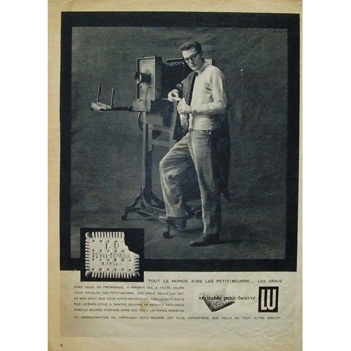 Publicite Ancienne Pour Le " Petit Beurre Lu "