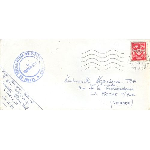 Timbre Franchise Militaire  . Affranchi Aux Armées En 1961.
