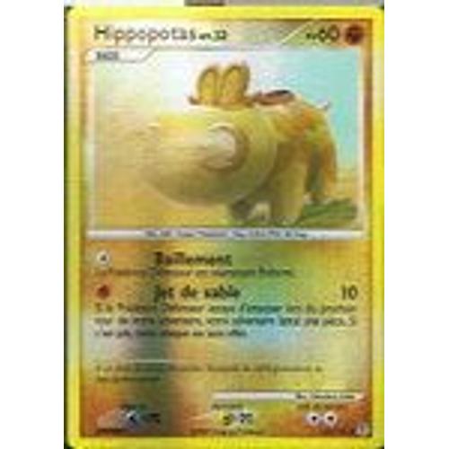 Reverse Hippopotas - Pokemon - Diamant Et Perle 51