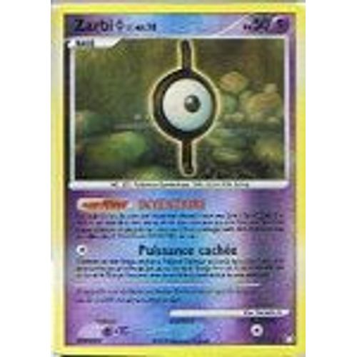 Reverse Zarbi I - Pokemon - Trésors Mystérieux 37