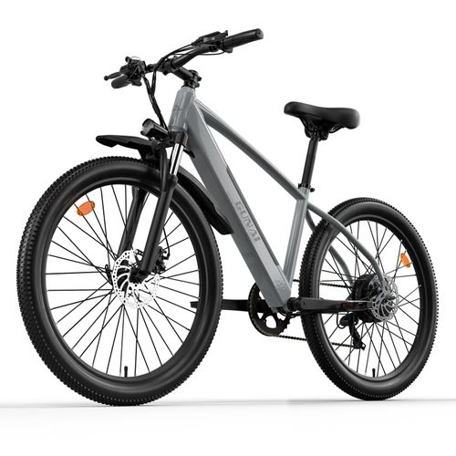 Gunai Gn27 Vélo Électrique Tout Terrain 27.5 Pouces 750w 10.4ah Batterie Li-Ion Amovible 7 Vitesses Max 35km/H - Gris