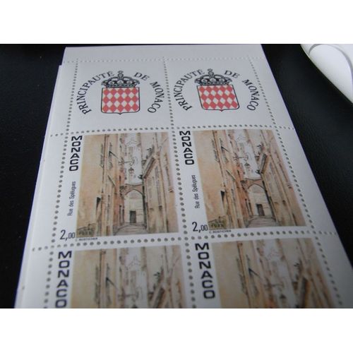 Monaco - Carnet Rue Des Spelugues - 2,00f X10