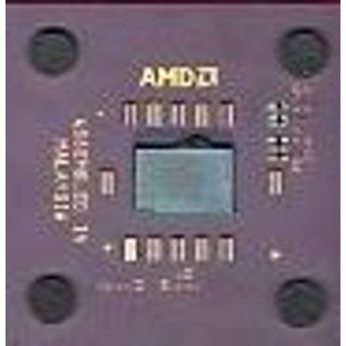 Processeur - 1 x AMD Athlon XP 1100+ / 1.00 GHz ( 200 MHz ) - Socket A - Cache L2 256 Ko - Cache L1   64 Ko
