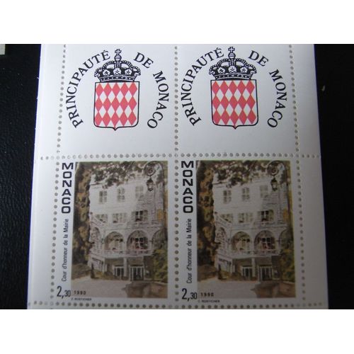 Monaco - Cour D Honneur De La Mairie - 2,30f X10