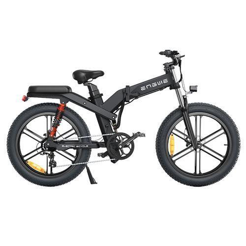 Vélo Électrique Pliant Engwe X24 50km/H Moteur 1000w 24''*4.0 Fat Bike Vtt Autonomie 90km Suspension Complète Shimano 8 Vitesses Batterie 19,2ah Noir