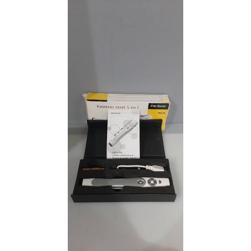 Pointeur laser 5 en 1 ClipSonic TEC73