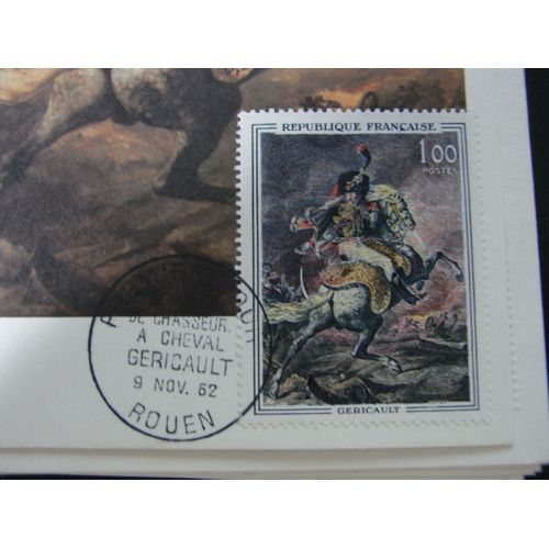 France - Carte + Timbre Oblitere 1er Jour Gericault 1962