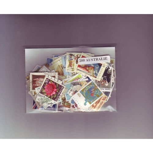 Australie - Lot De 200 Timbres Differents