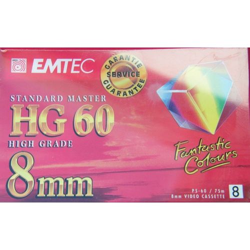 EMTEC HG 60 - Cassette vidéo pour caméscope 8mm